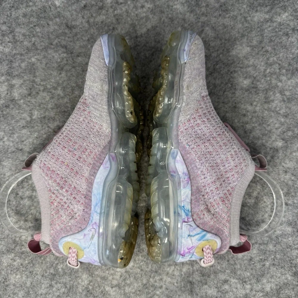 Nike‎ Air VaporMax Flyknit Shoes Womens Size 7.5 Pink Athletic Trainers Sneakers